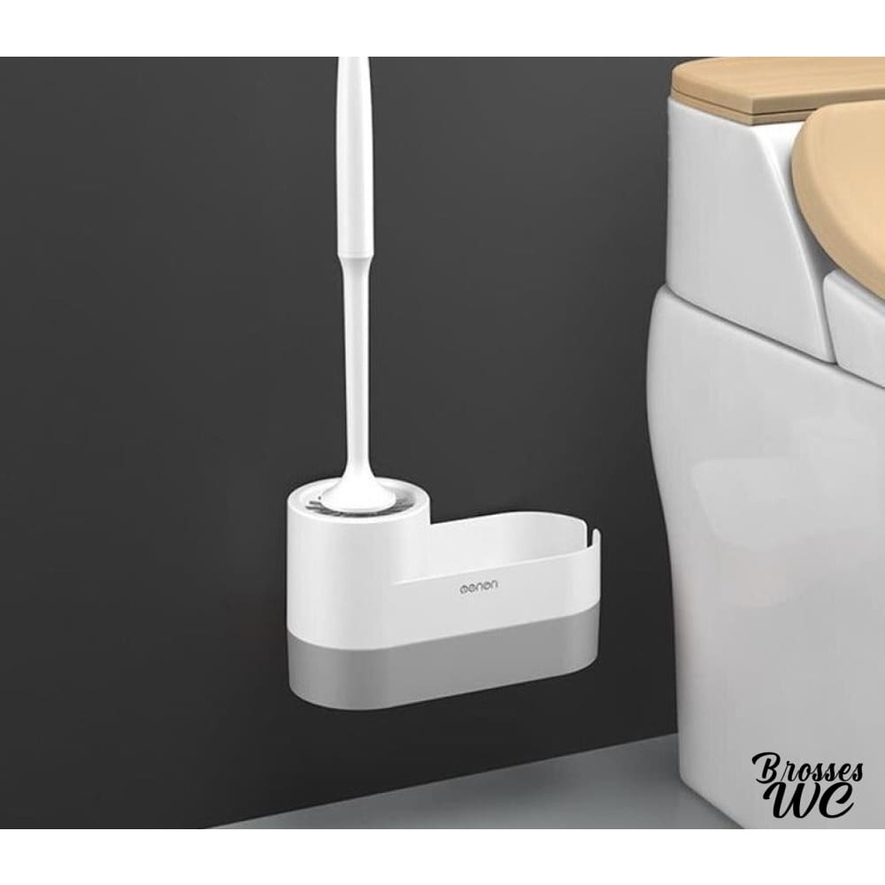 Brosse wc poils silicone doux