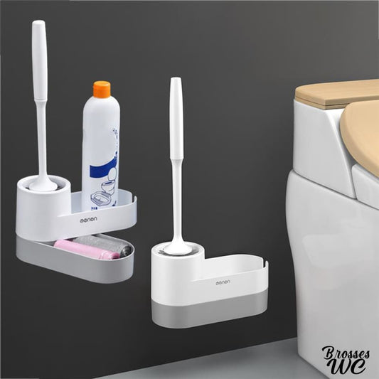 Brosse wc poils silicone doux