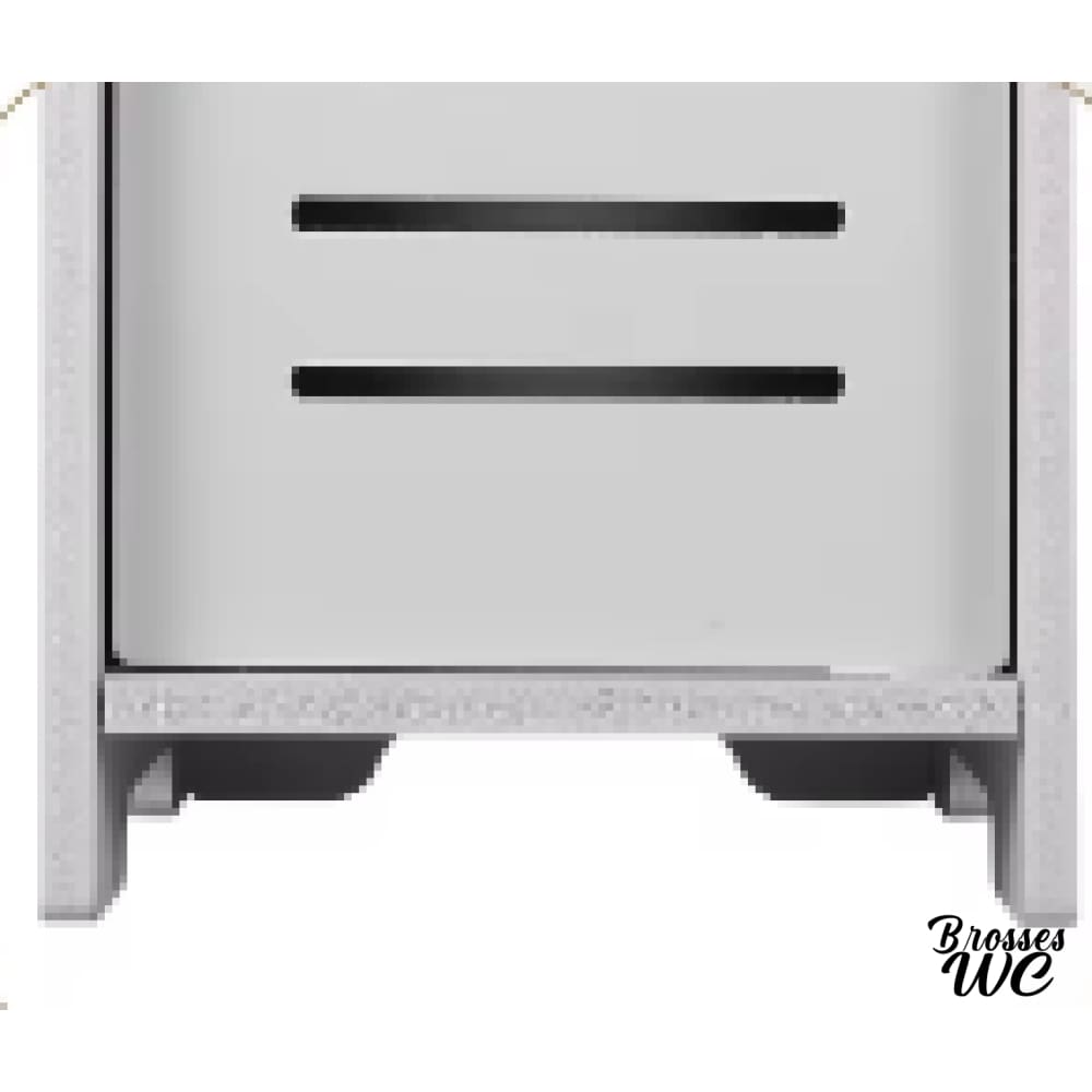 Meuble wc rangement avec brosse intégrée