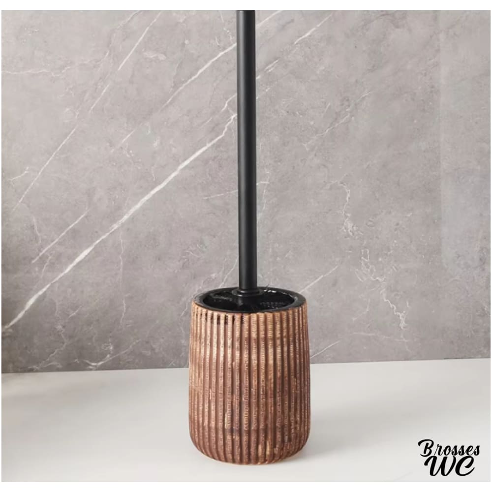 Porte-brosse wc céramique raffiné