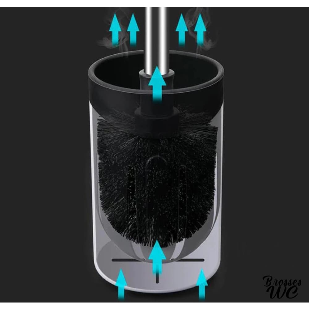 Porte-brosse wc acier robuste