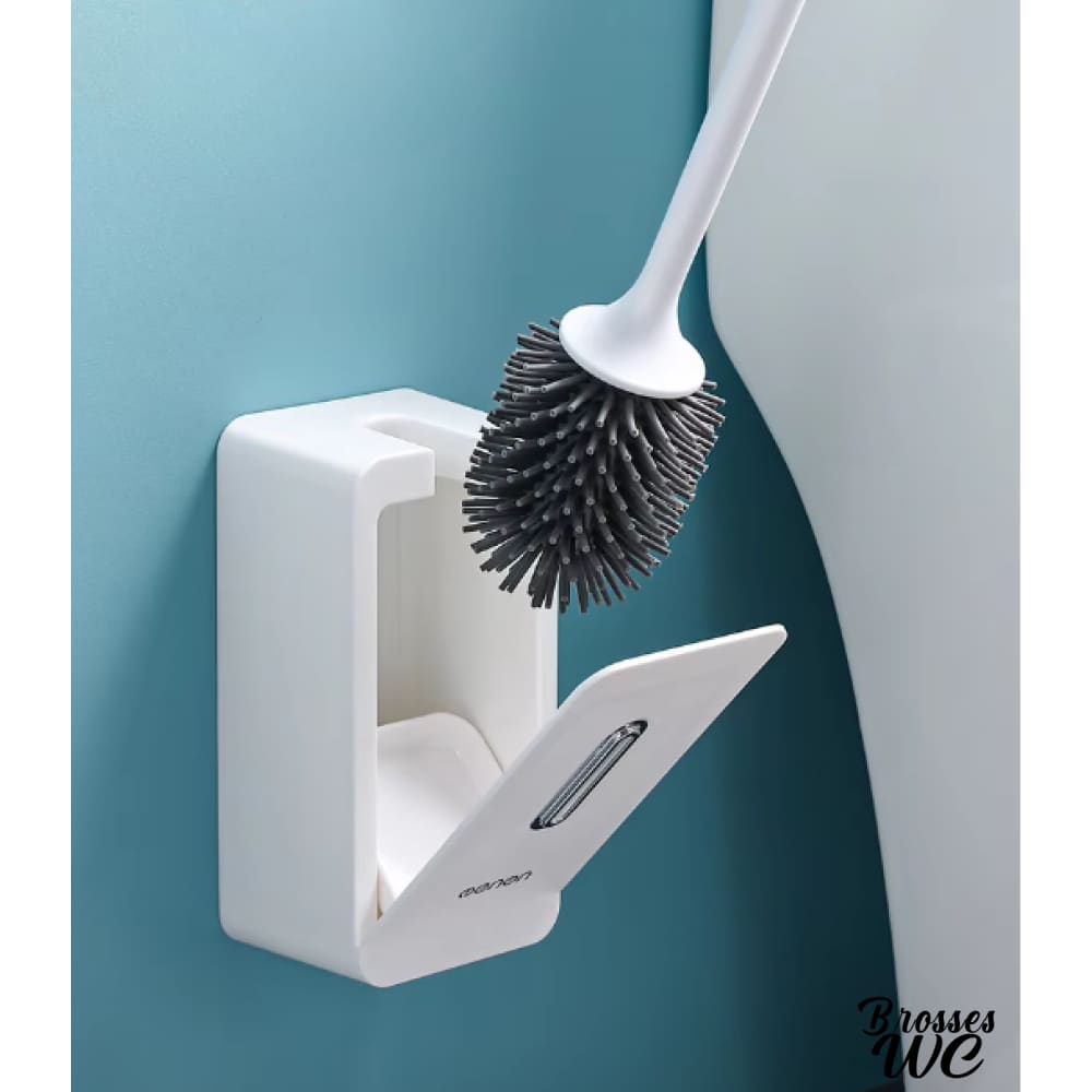 Porte-brosse wc mural carré moderne