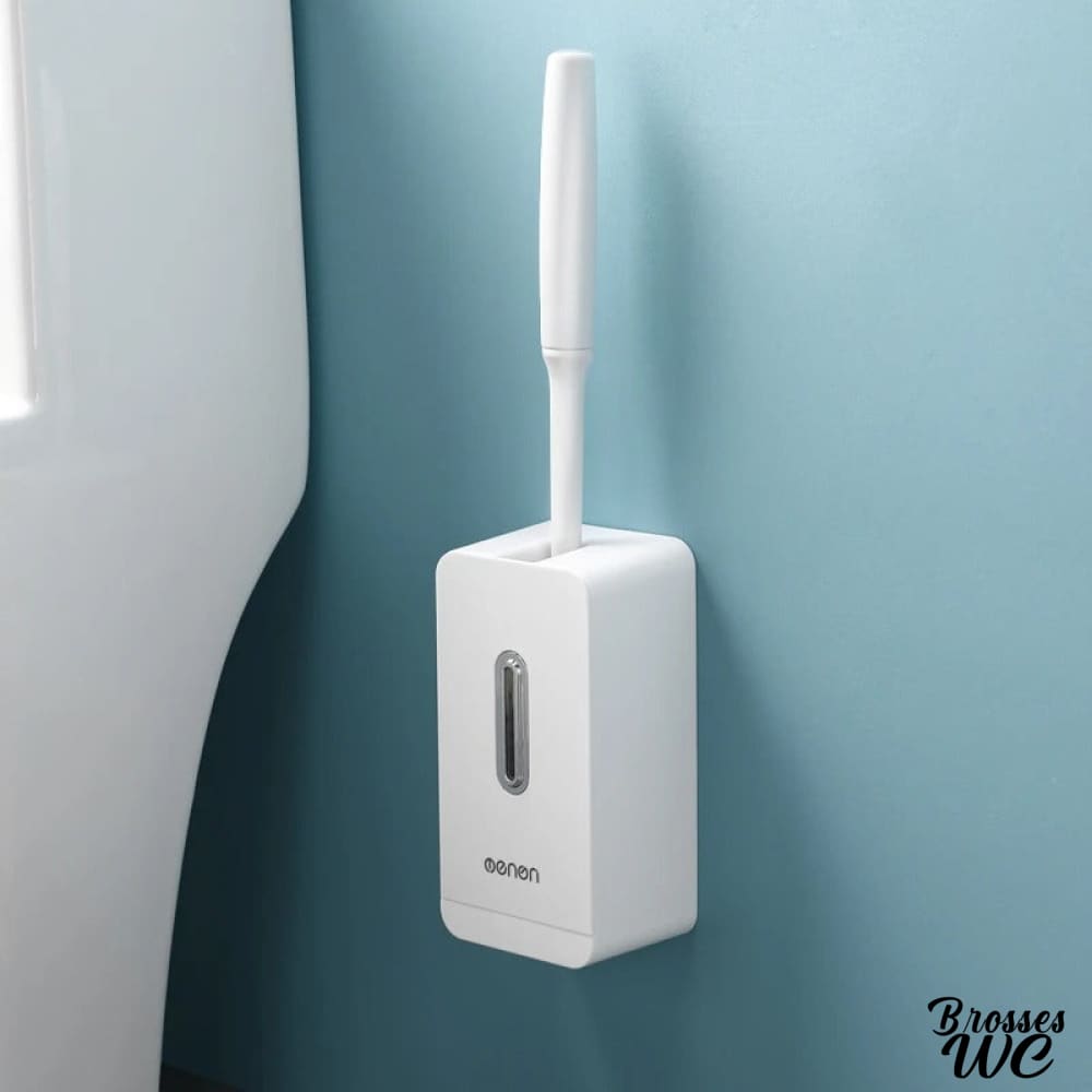 Porte-brosse wc mural carré moderne