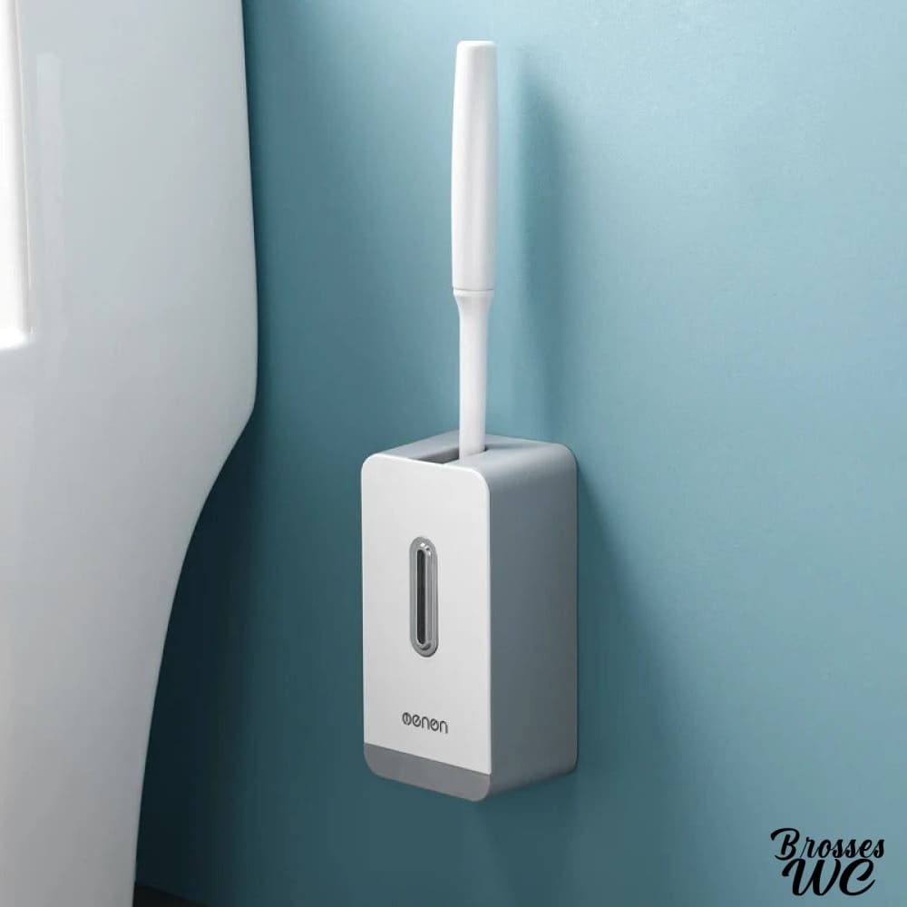 Porte-brosse wc mural carré moderne