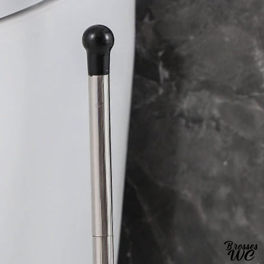 Porte-brosse wc céramique noir élégant