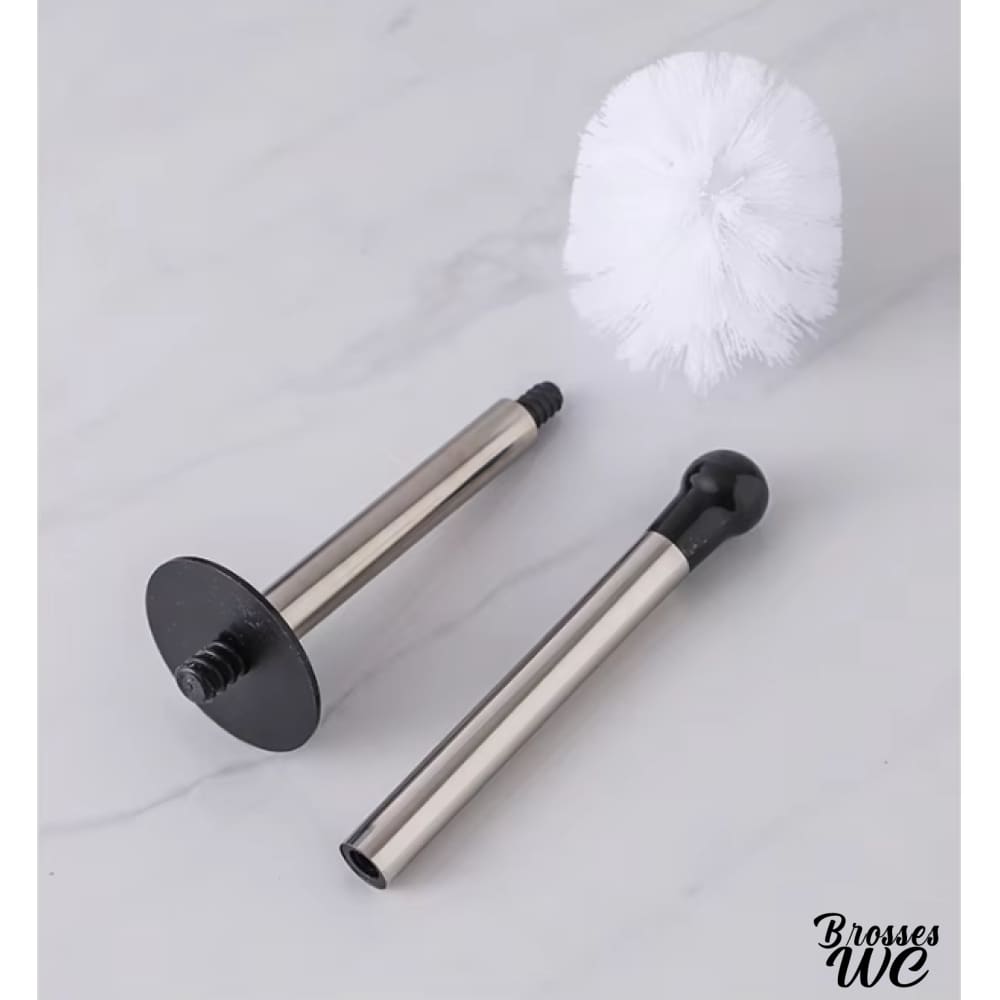 Porte-brosse wc céramique noir élégant