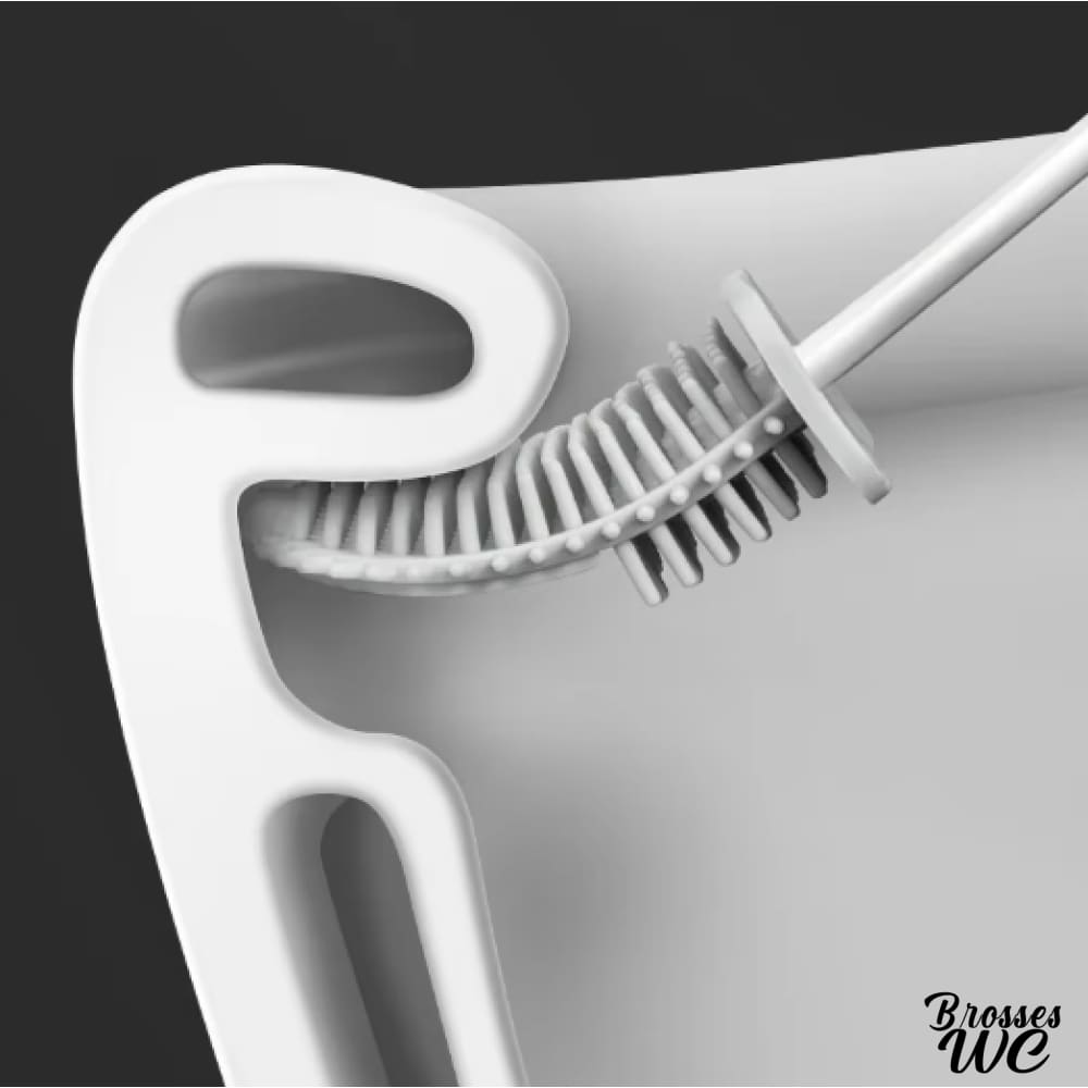 Porte-brosse wc discret élégant