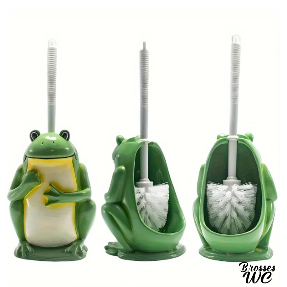 Ensemble brosse wc grenouille ludique