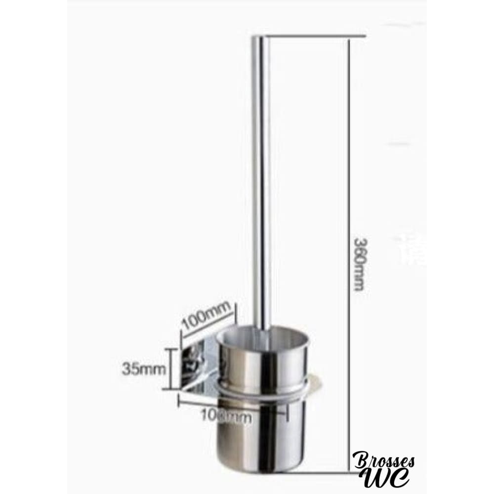 Porte-brosse wc suspendu doré luxueux