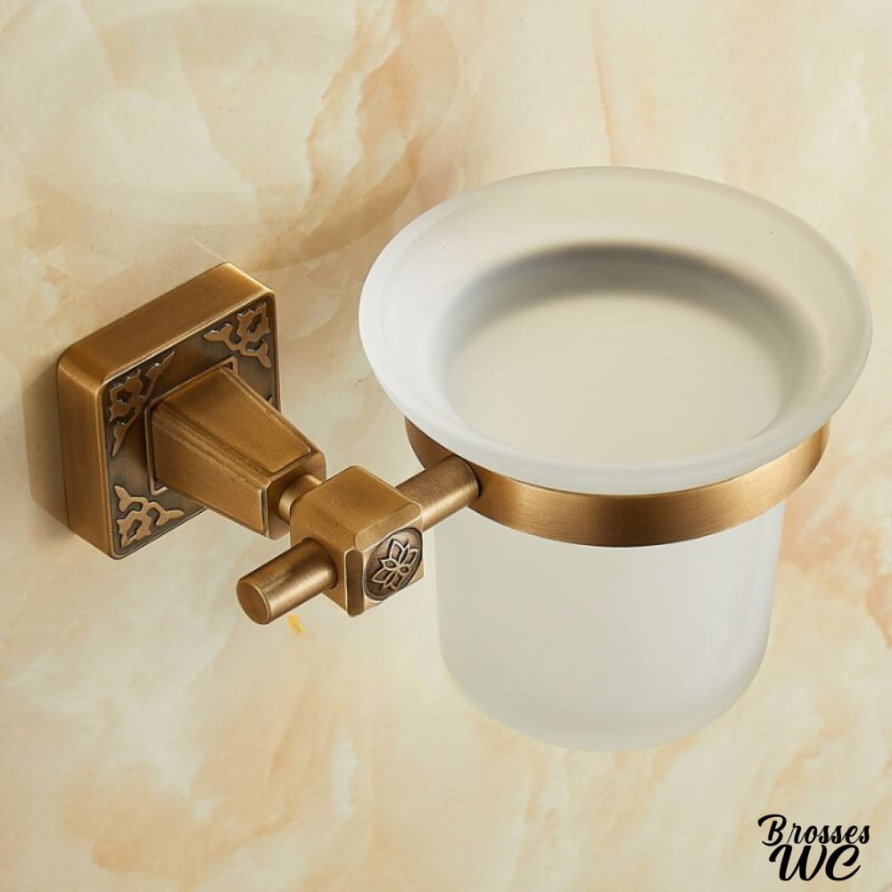 Porte-brosse wc vintage nostalgique