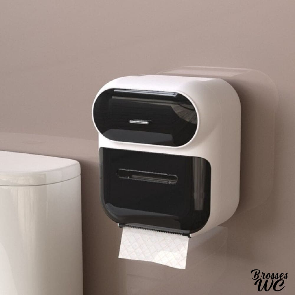 Porte-papier toilette avec rangement pratique