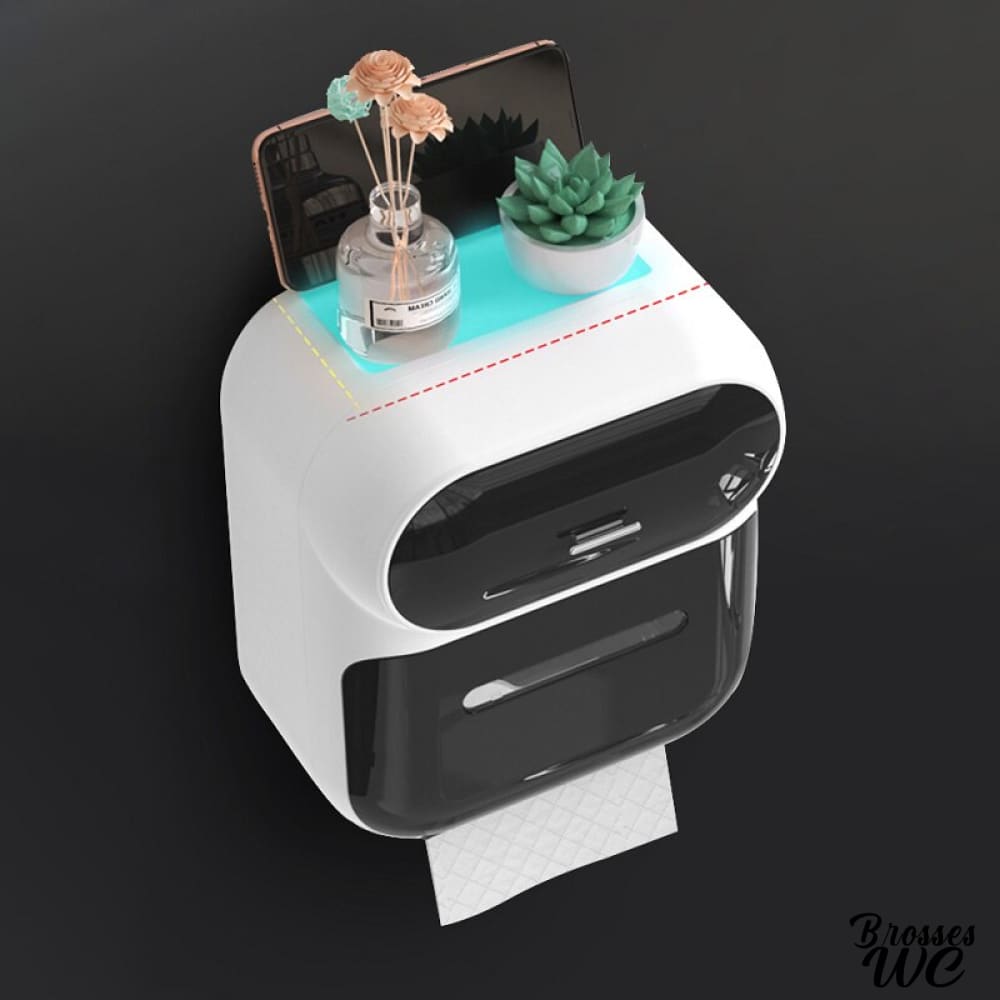 Porte-papier toilette avec rangement pratique