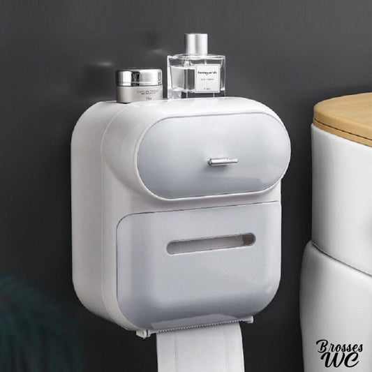 Porte-papier toilette avec rangement pratique