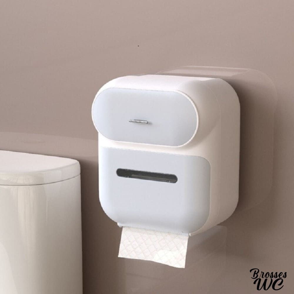 Porte-papier toilette avec rangement pratique
