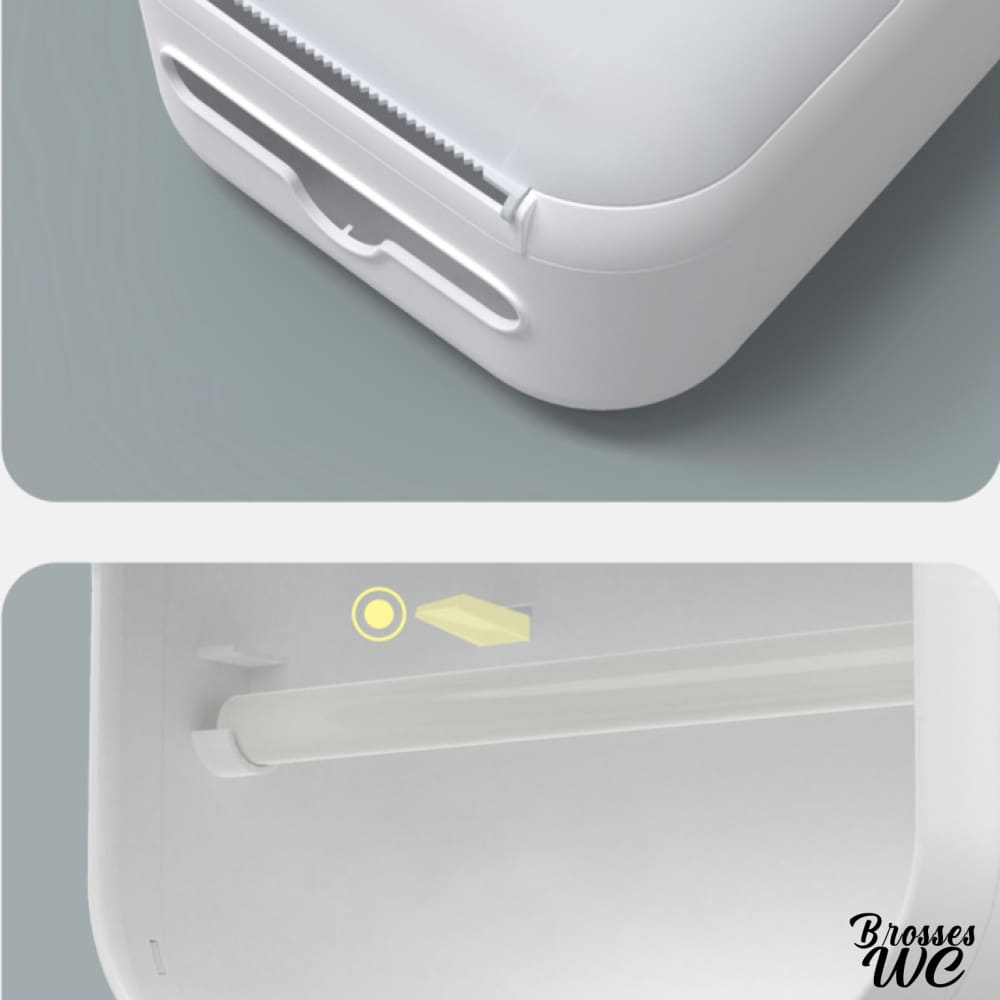 Porte-papier toilette avec rangement pratique