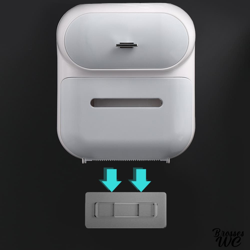Porte-papier toilette avec rangement pratique