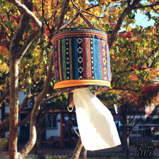 Porte-rouleau papier wc en tissu original