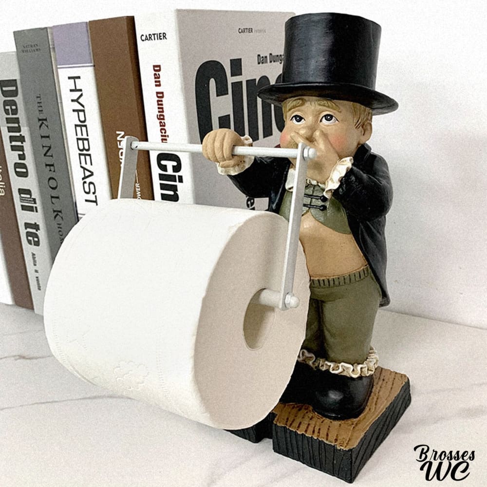 Porte-rouleau papier wc original créatif