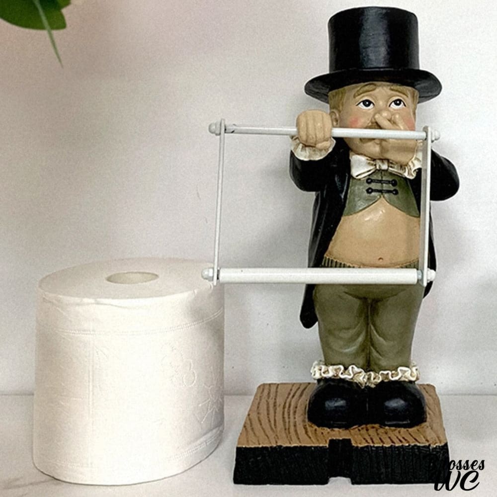 Porte-rouleau papier wc original créatif