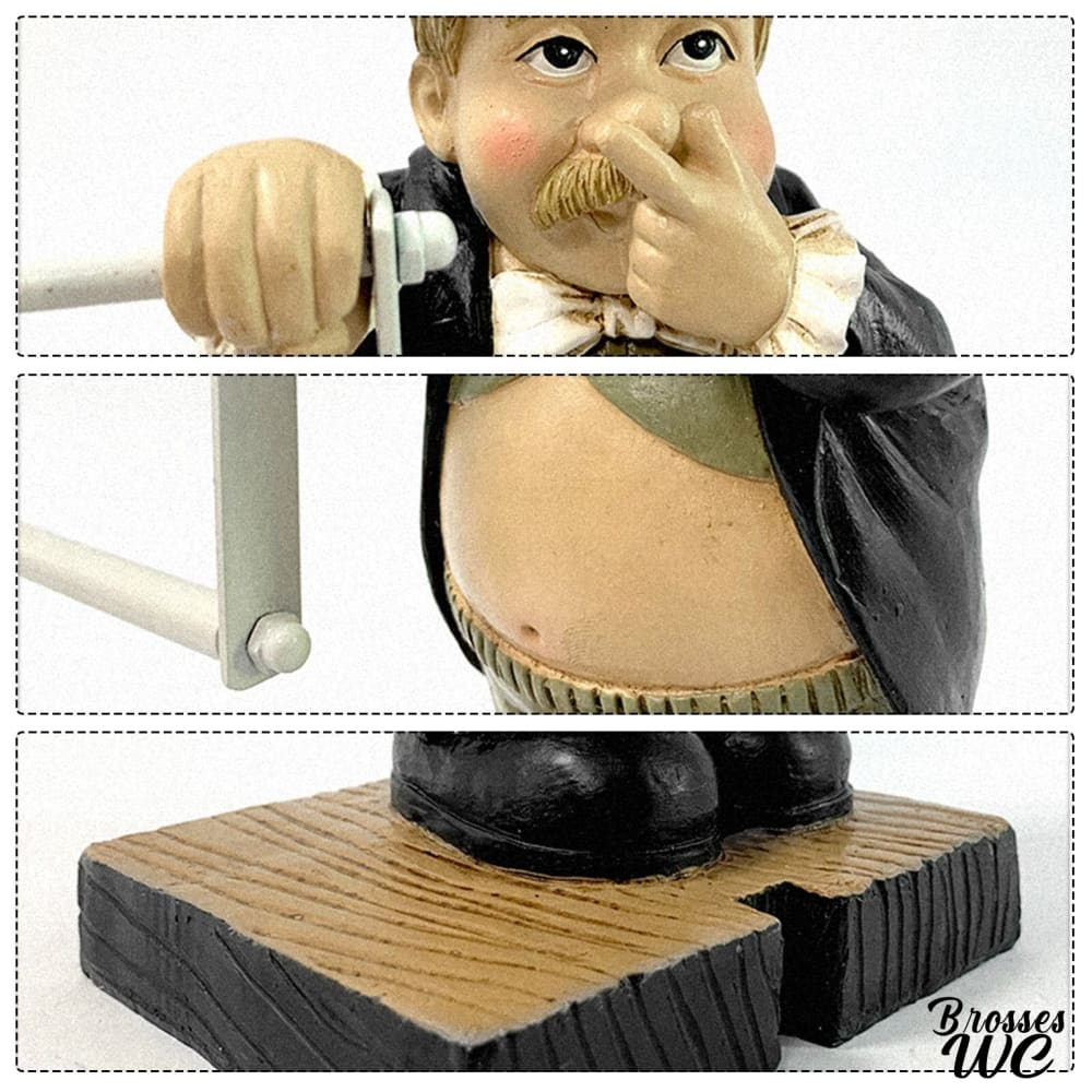 Porte-rouleau papier wc original créatif