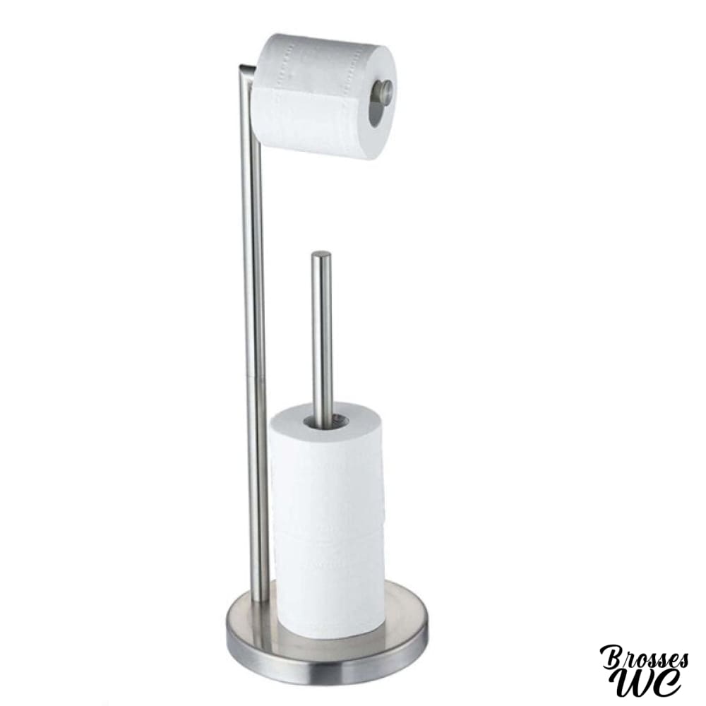 Porte-rouleau papier wc sur pied pratique