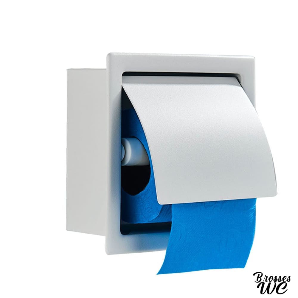 Porte-rouleau wc encastrable discret