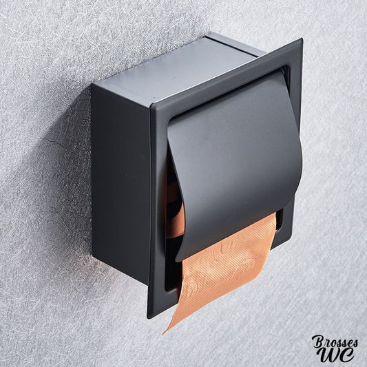 Porte-rouleau wc encastrable discret