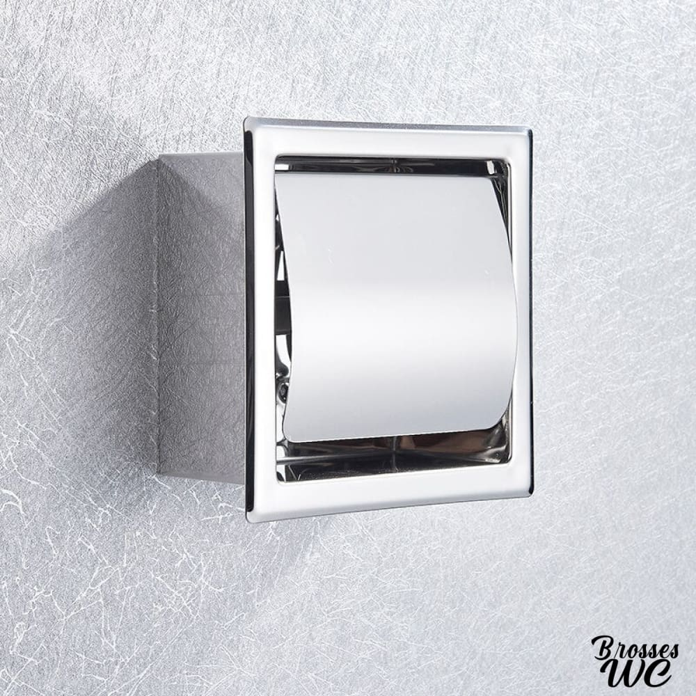 Porte-rouleau wc encastrable discret