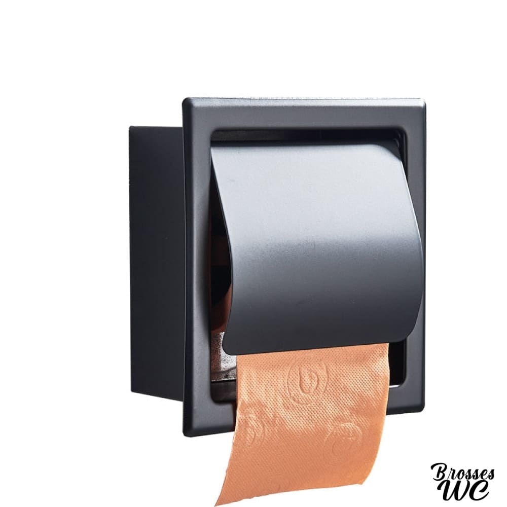 Porte-rouleau wc encastrable discret