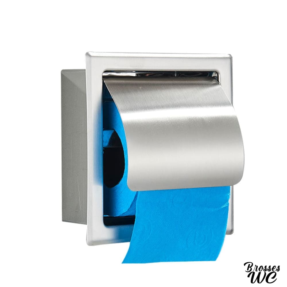Porte-rouleau wc encastrable discret
