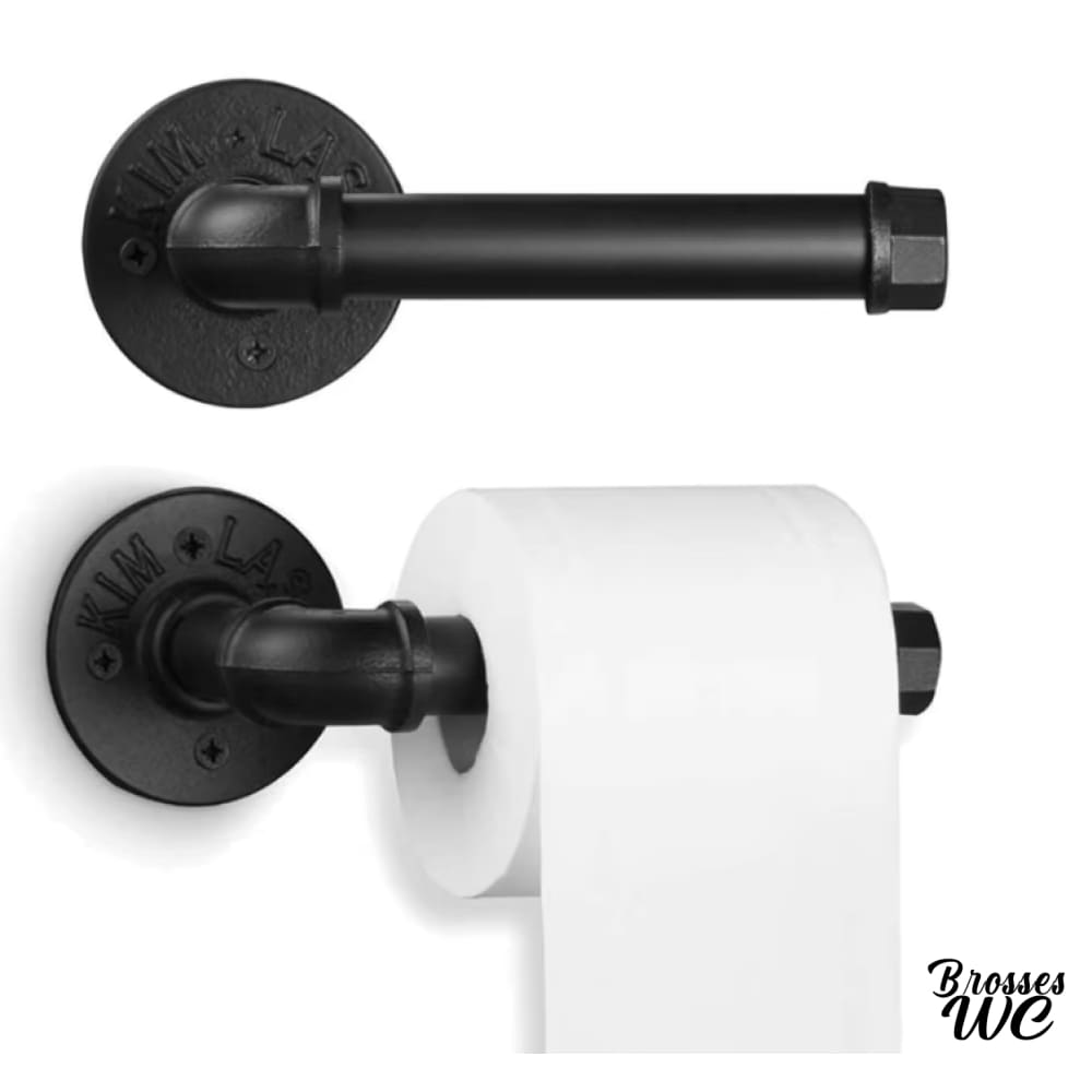 Porte-rouleau wc industriel brut