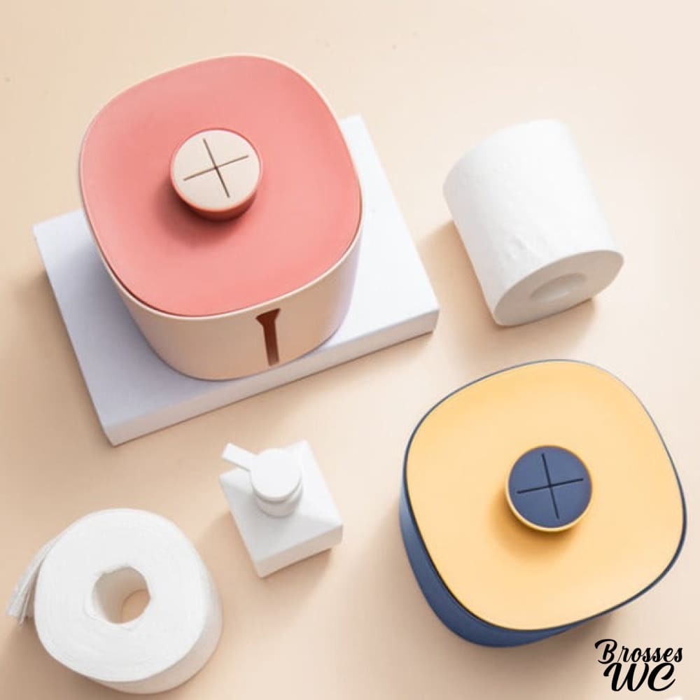 Porte-rouleau wc sans perçage astucieux