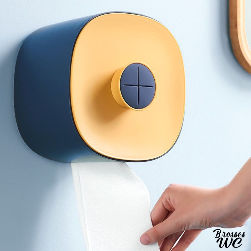 Porte-rouleau wc sans perçage astucieux