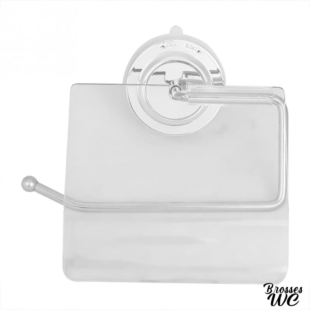 Porte-rouleau wc ventouse pratique