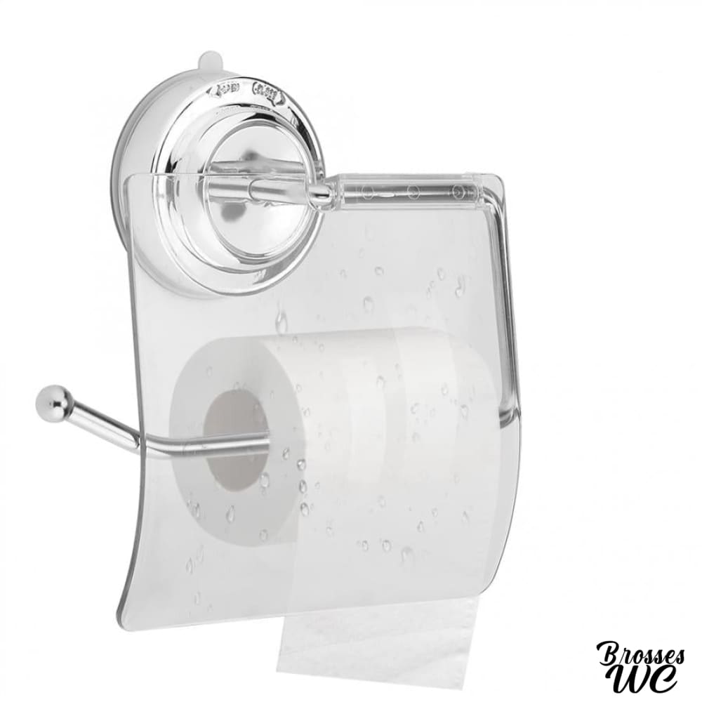 Porte-rouleau wc ventouse pratique