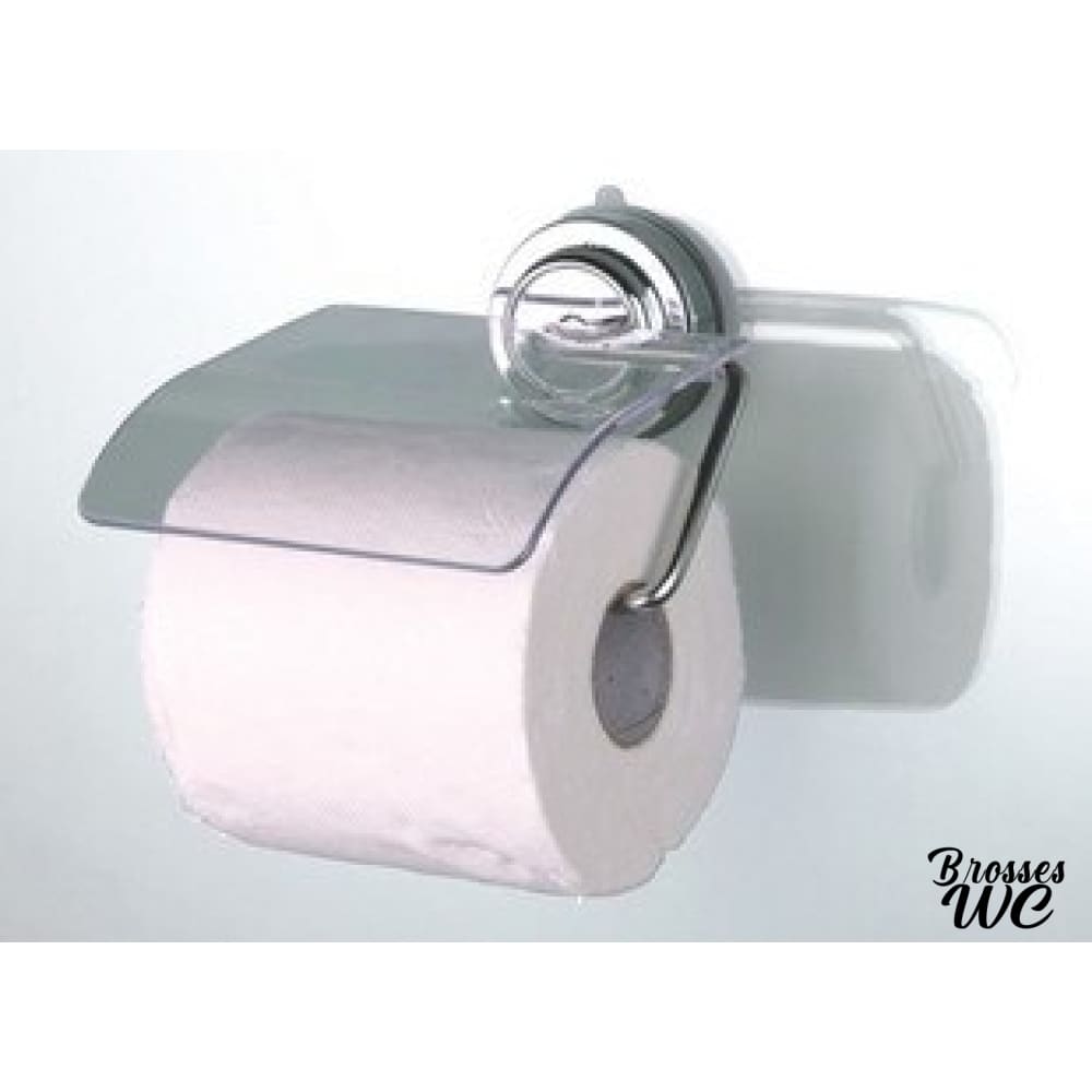 Porte-rouleau wc ventouse pratique