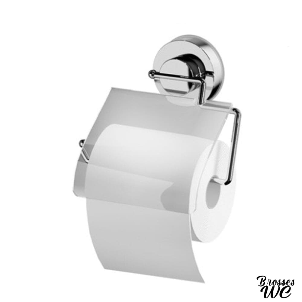Porte-rouleau wc ventouse pratique