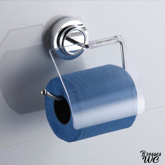 Porte-rouleau wc ventouse pratique