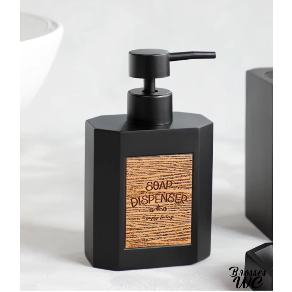 Pot et brosse wc assortis