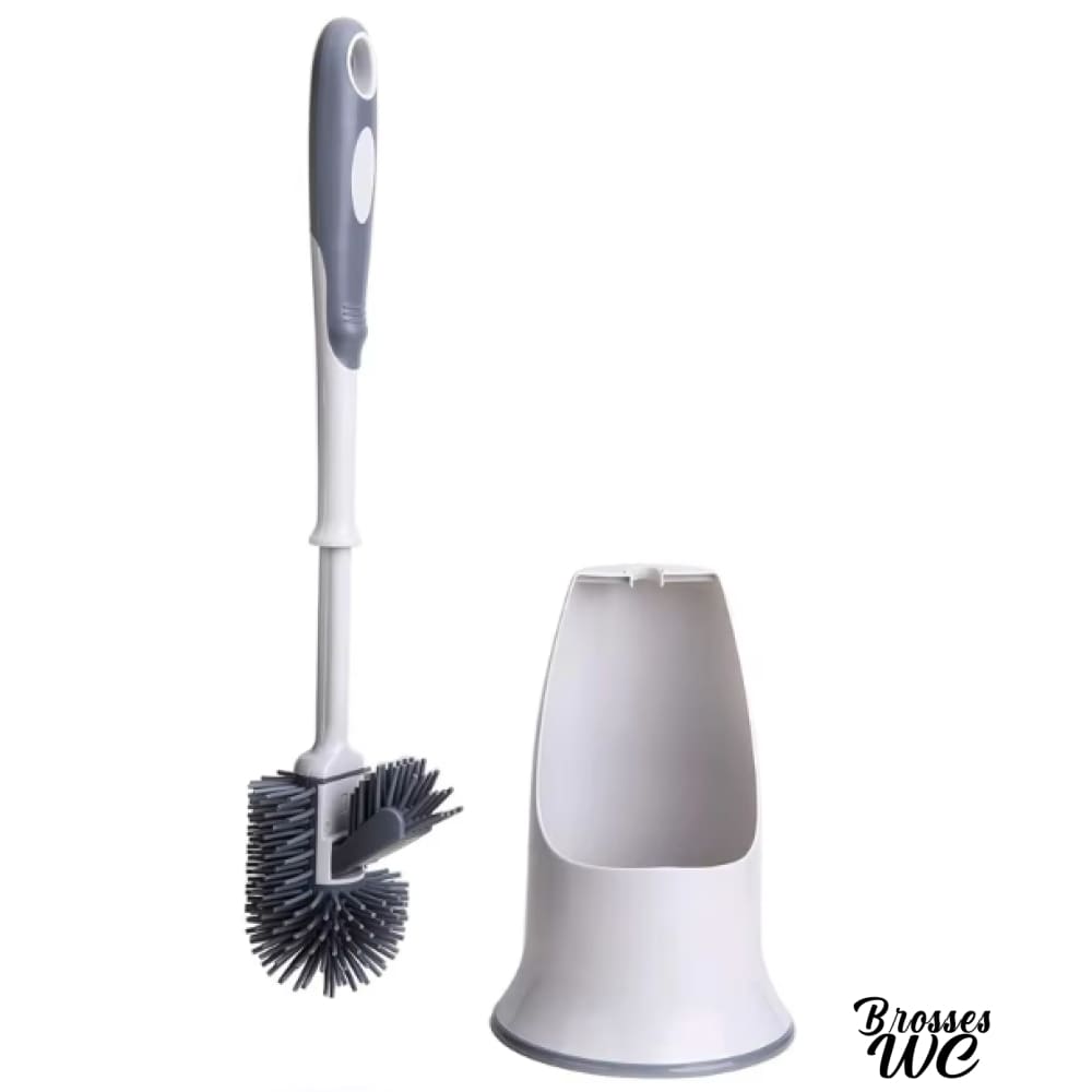 Rangement brosse wc blanc discret