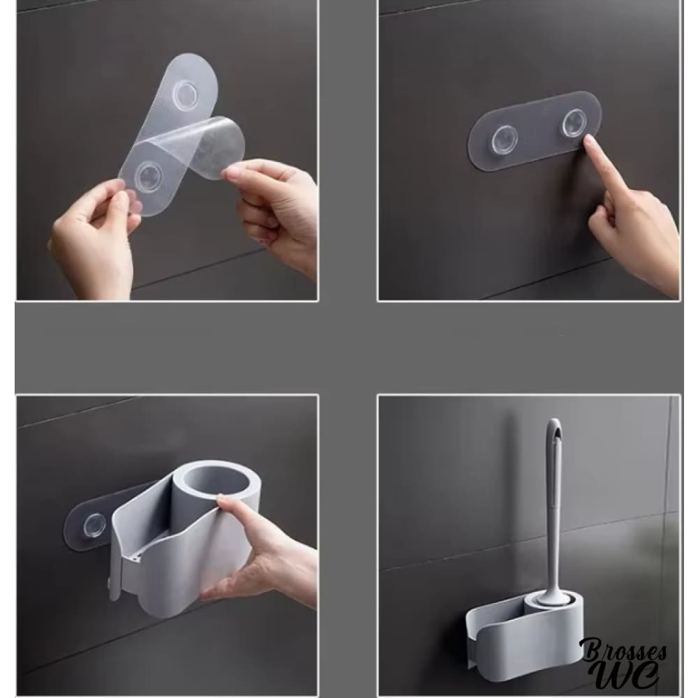 Rangement brosse wc pratique