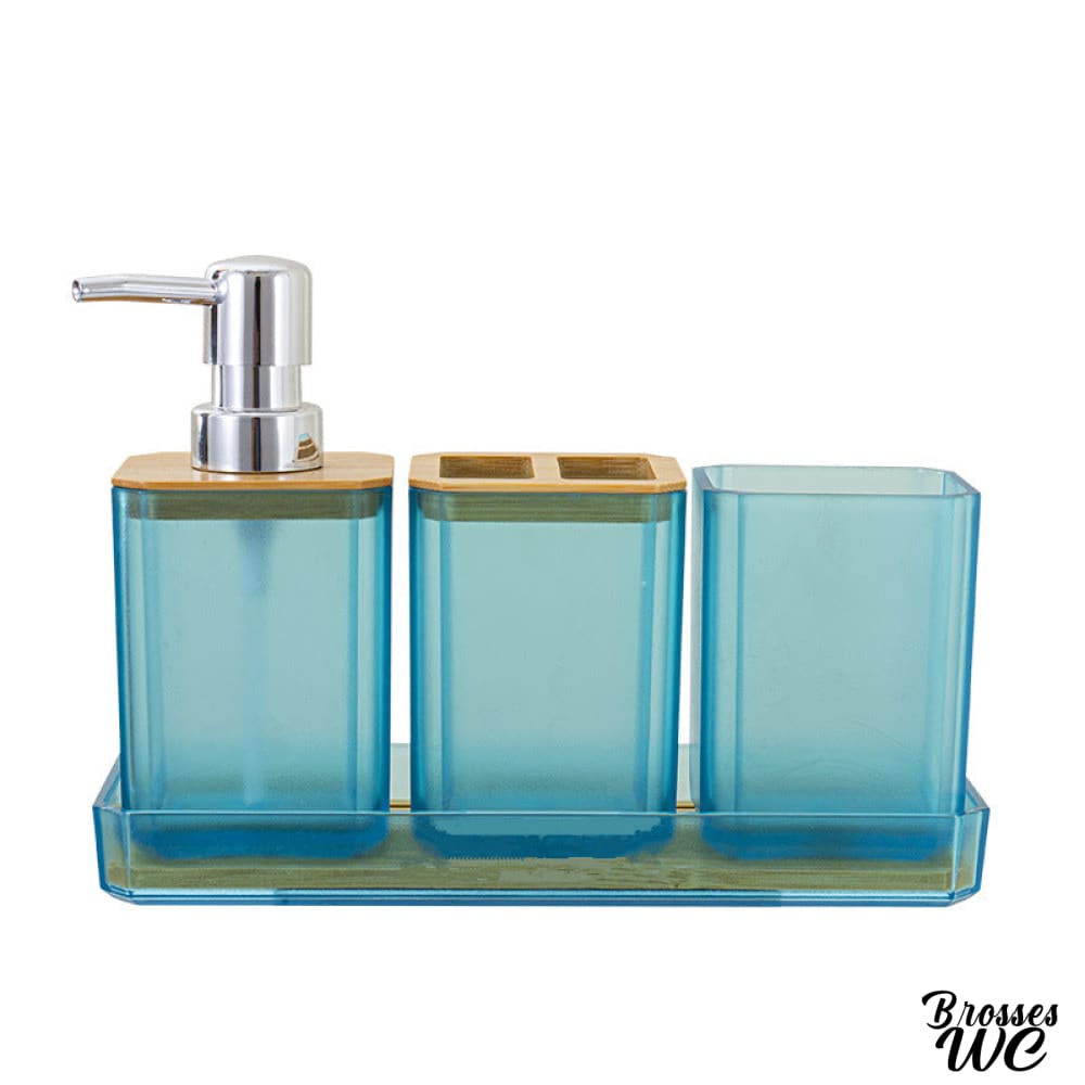 Set poubelle et brosse wc pratique