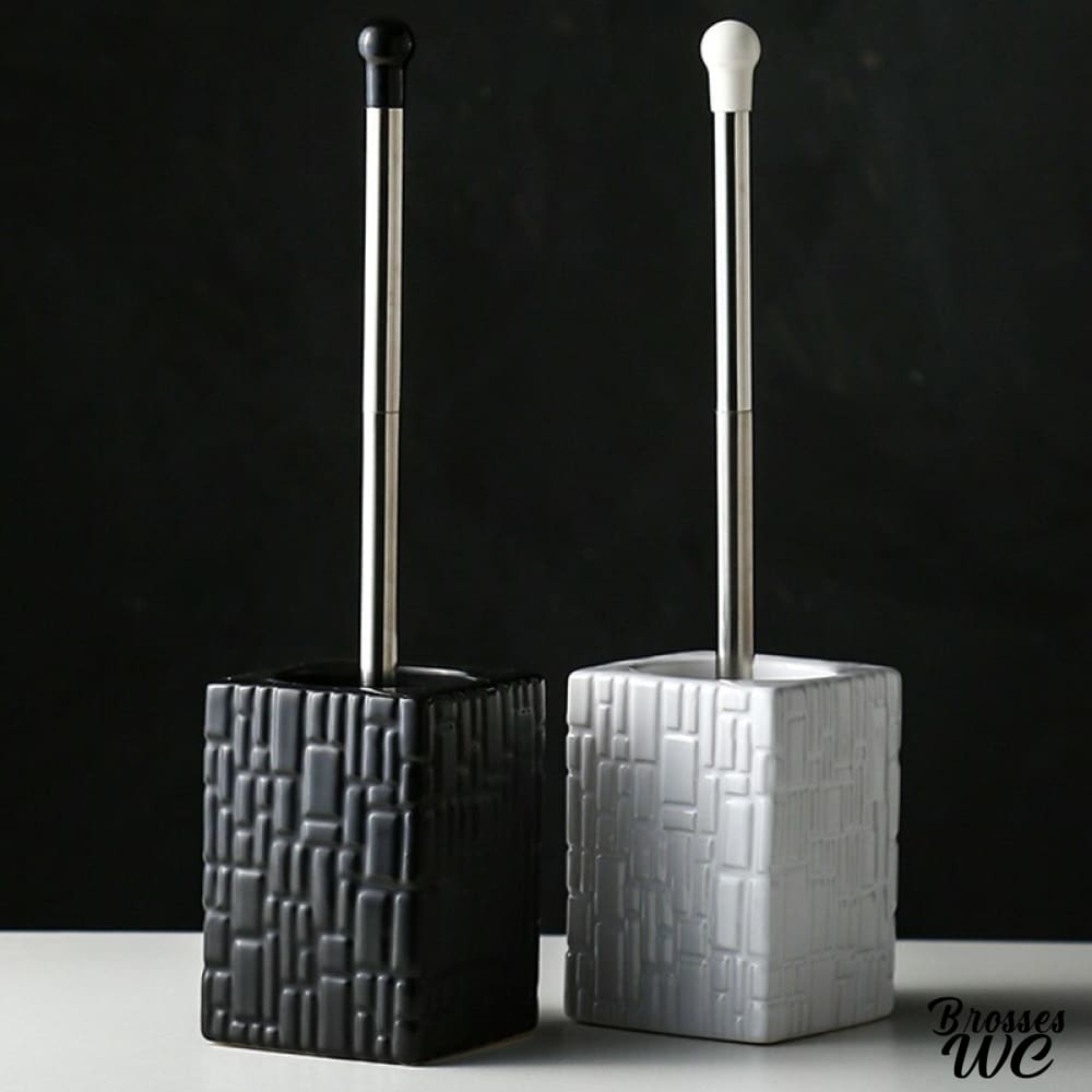 Support brosse wc design audacieux