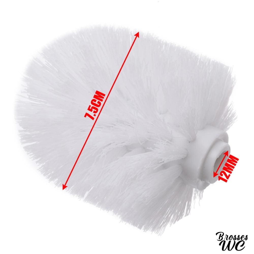 Tête de rechange brosse wc durable
