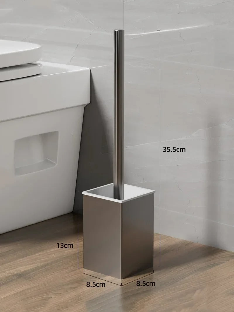 Brosse wc inox brillant