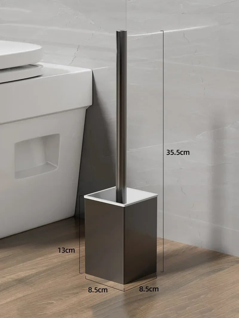 Brosse wc inox brillant